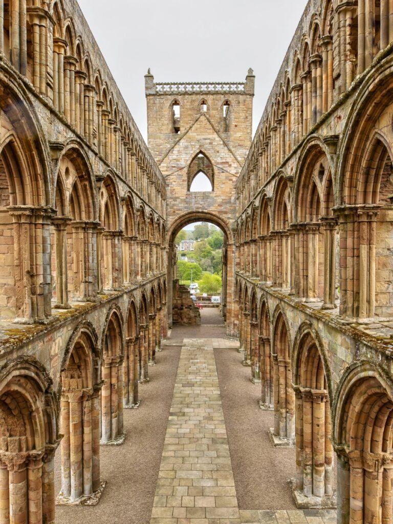 Jedburgh in scotland