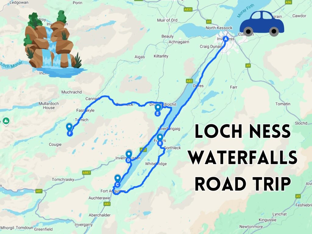 Loch Ness Waterfalls Road Trip