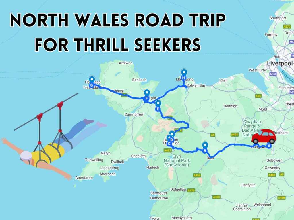 north wales road trip thrill seeker