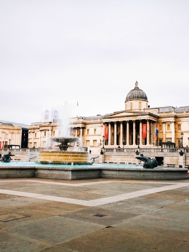 trafalgar square in london