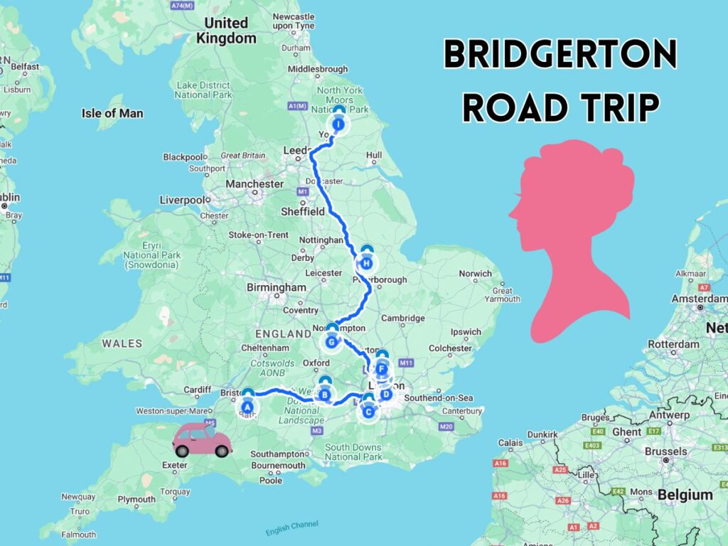 bridgerton road trip