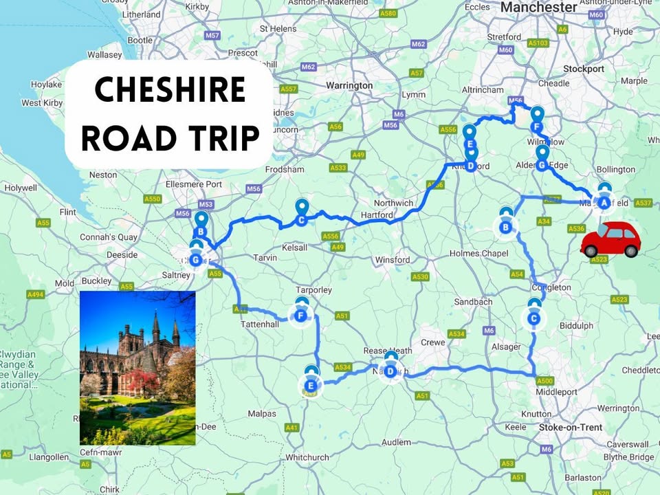 cheshire road trip