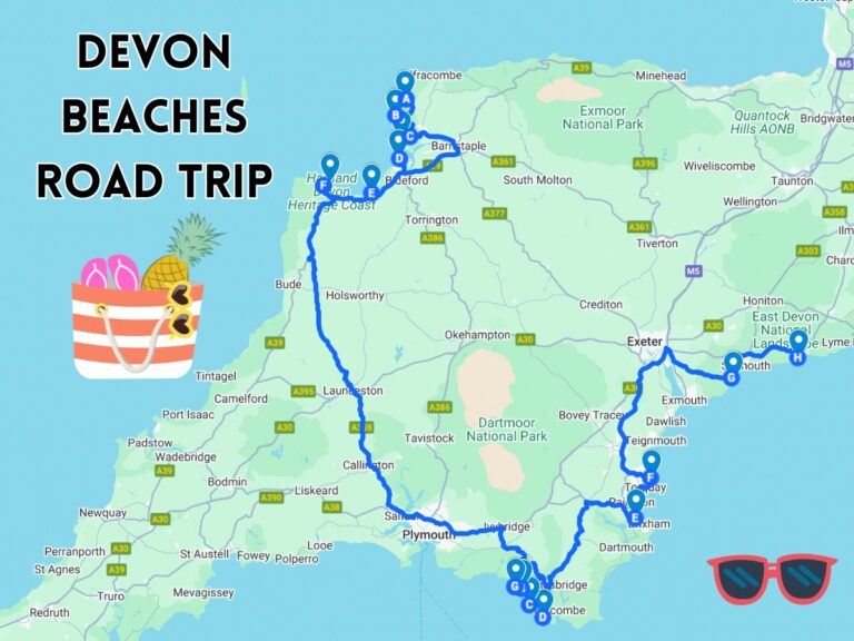 devon beaches road trip
