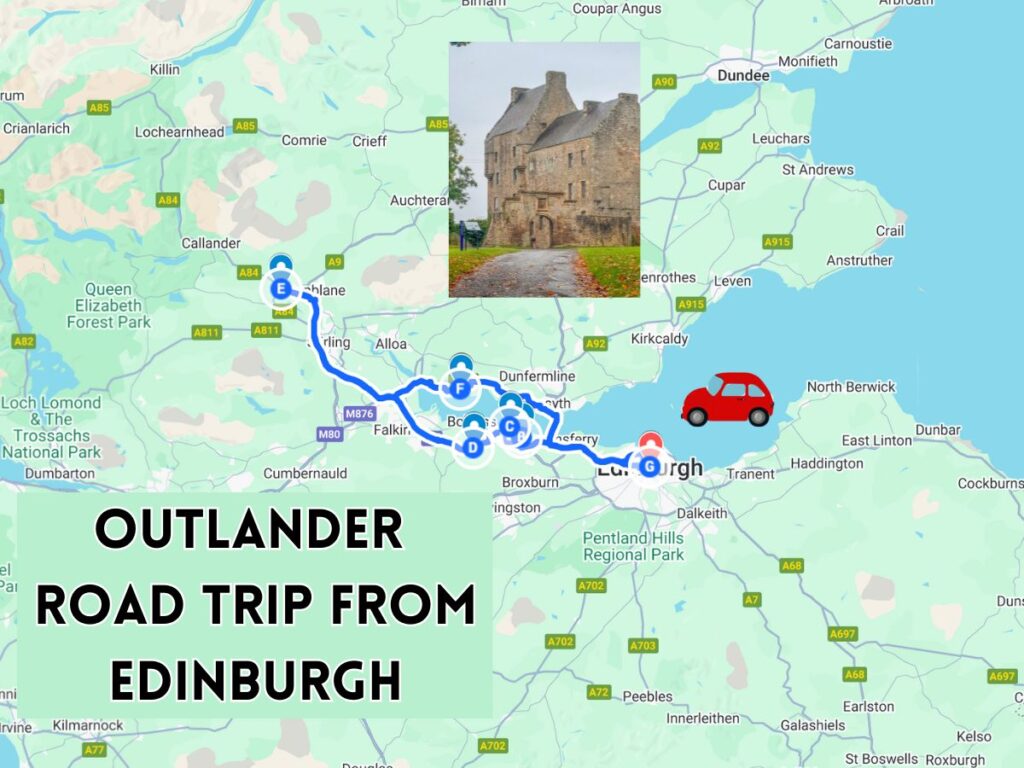 outlander road trip from edinburgh