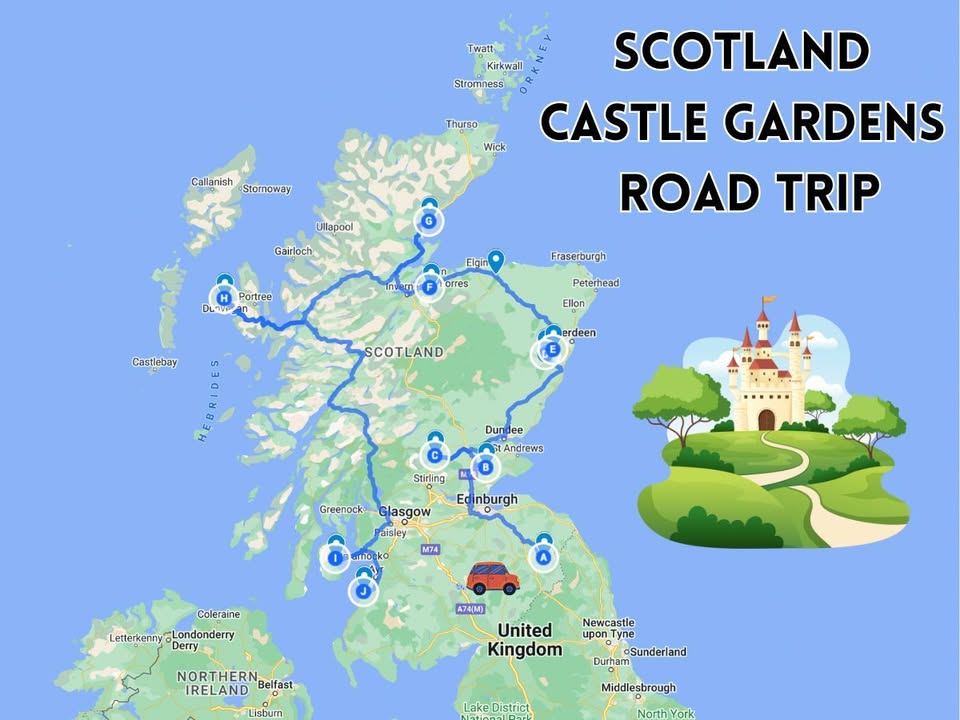 scotland castle gardens