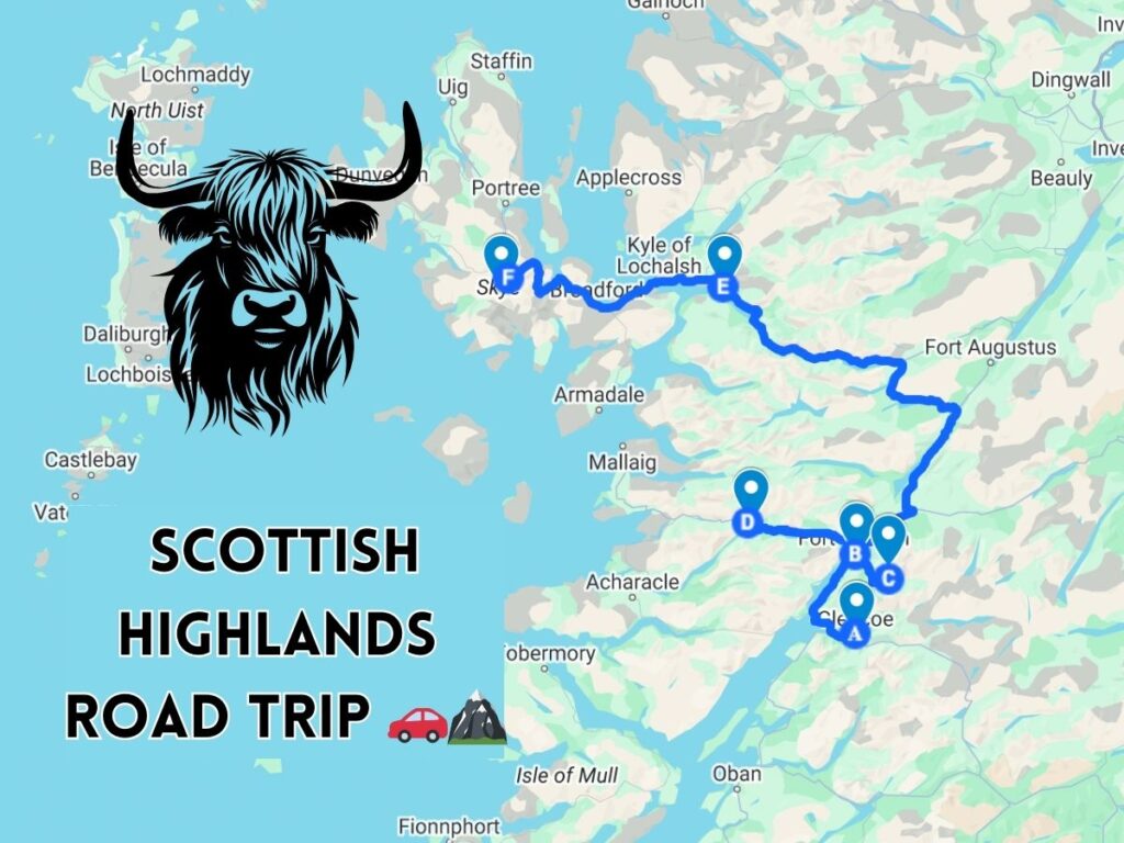 scottish highlands road trip