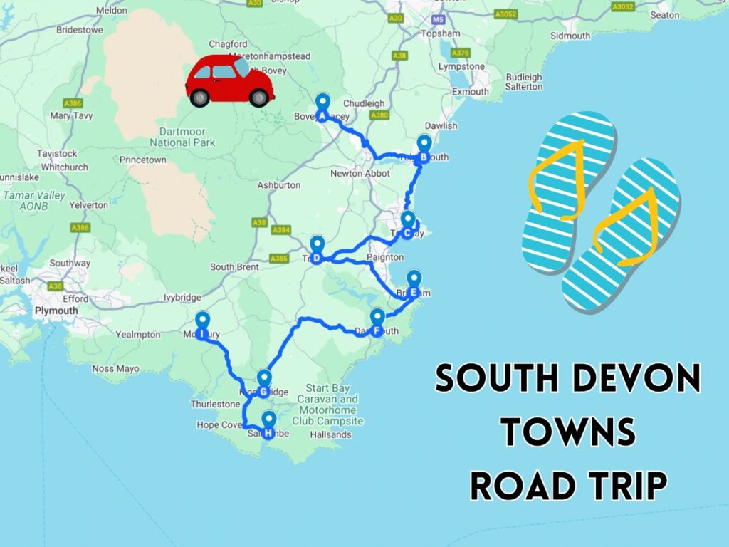 south devon towns road trip