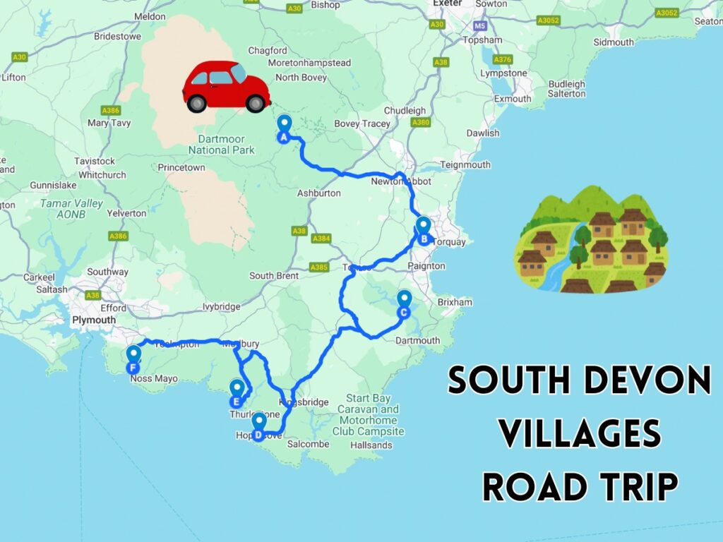 south devon villages