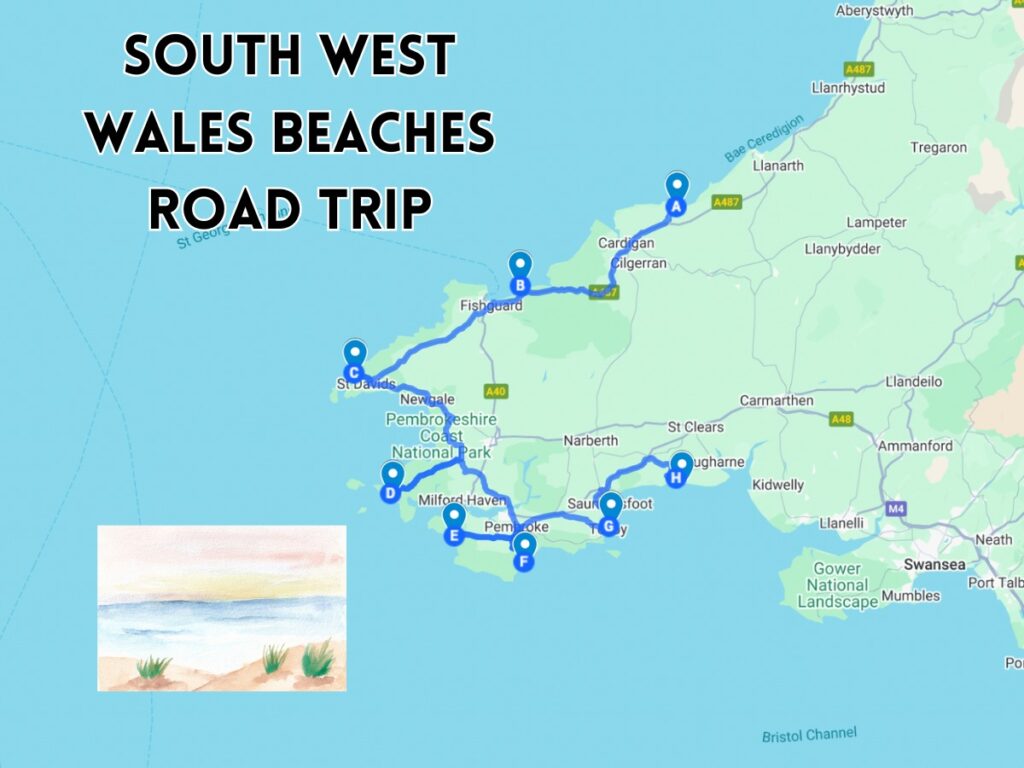 south west wales beaches road trip