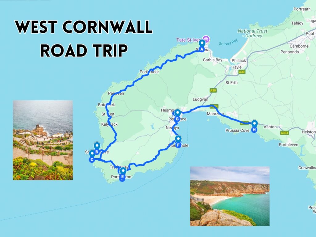west cornwall road trip
