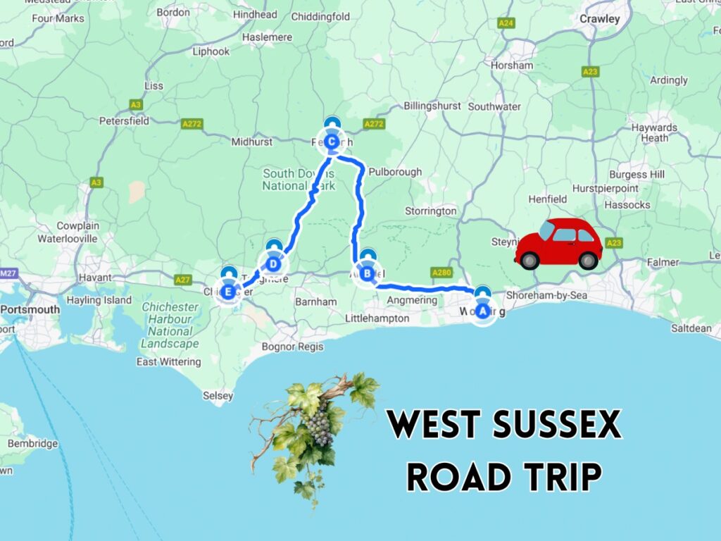 west sussex road trip