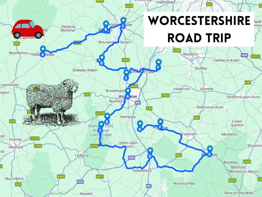 Worcestershire road trip