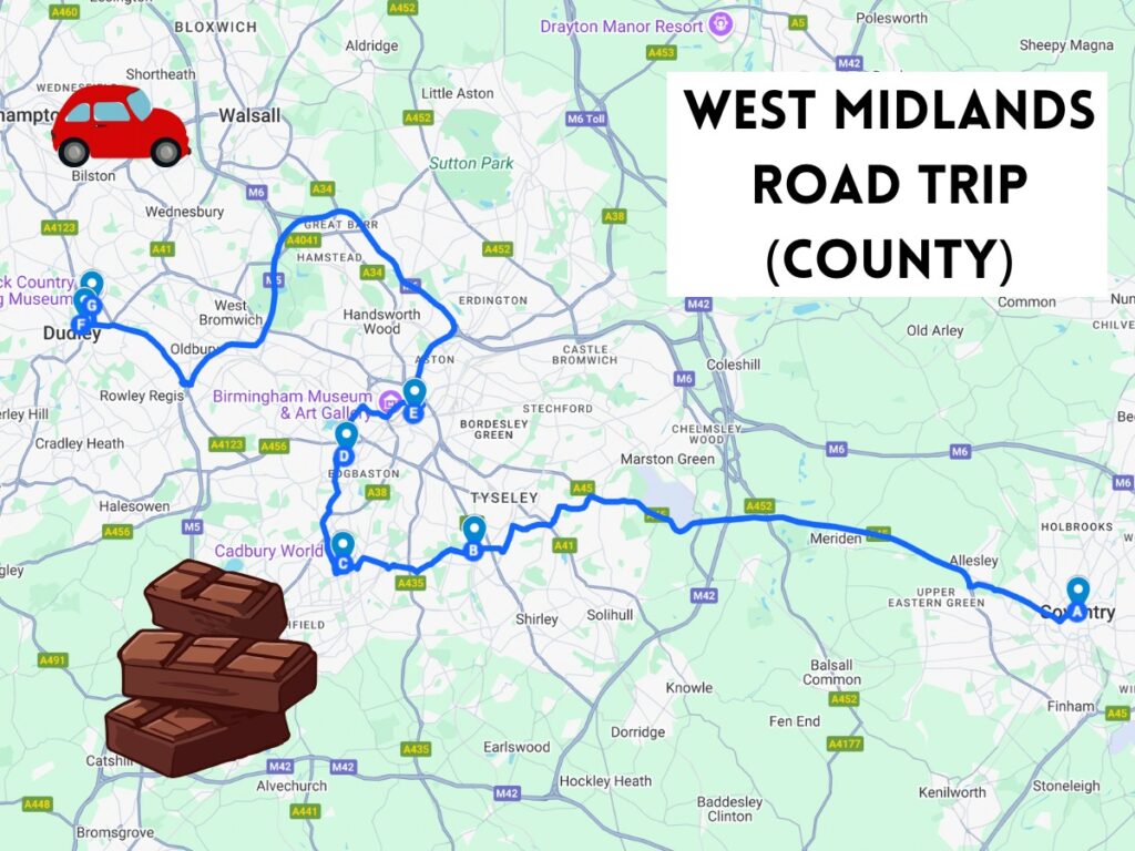 west midlands road trip