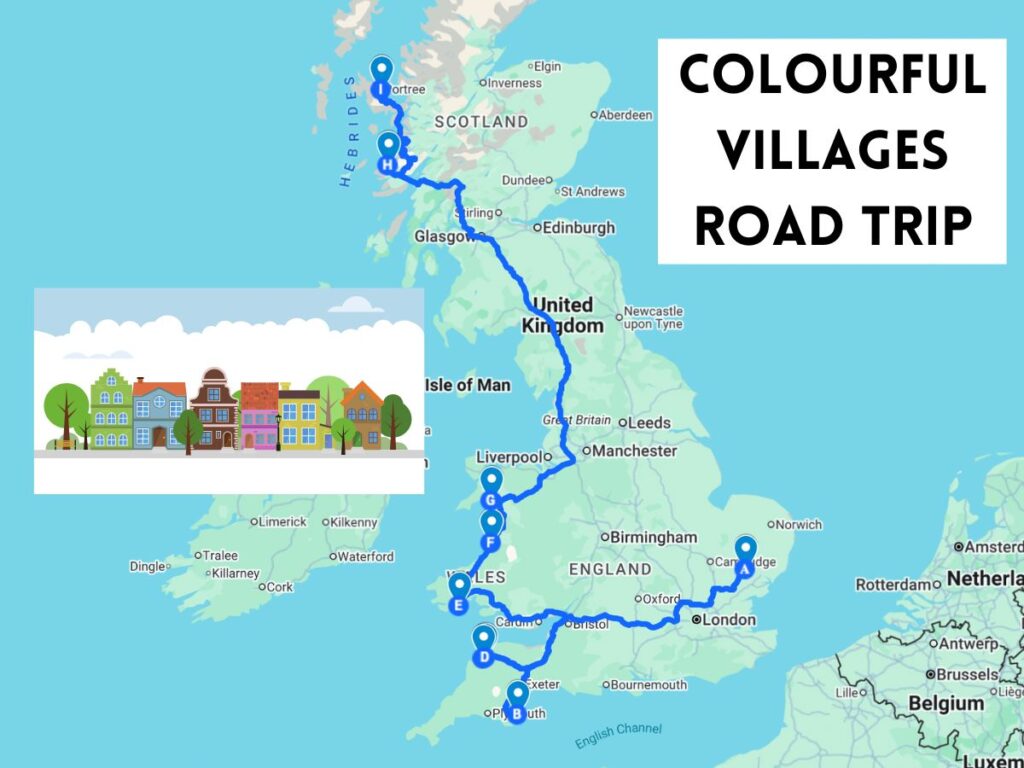 colourful villages road trip