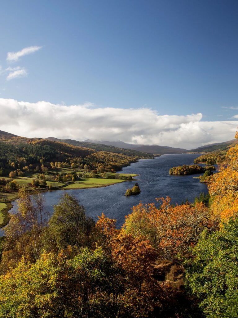 Queen View Pitlochry in Scotland