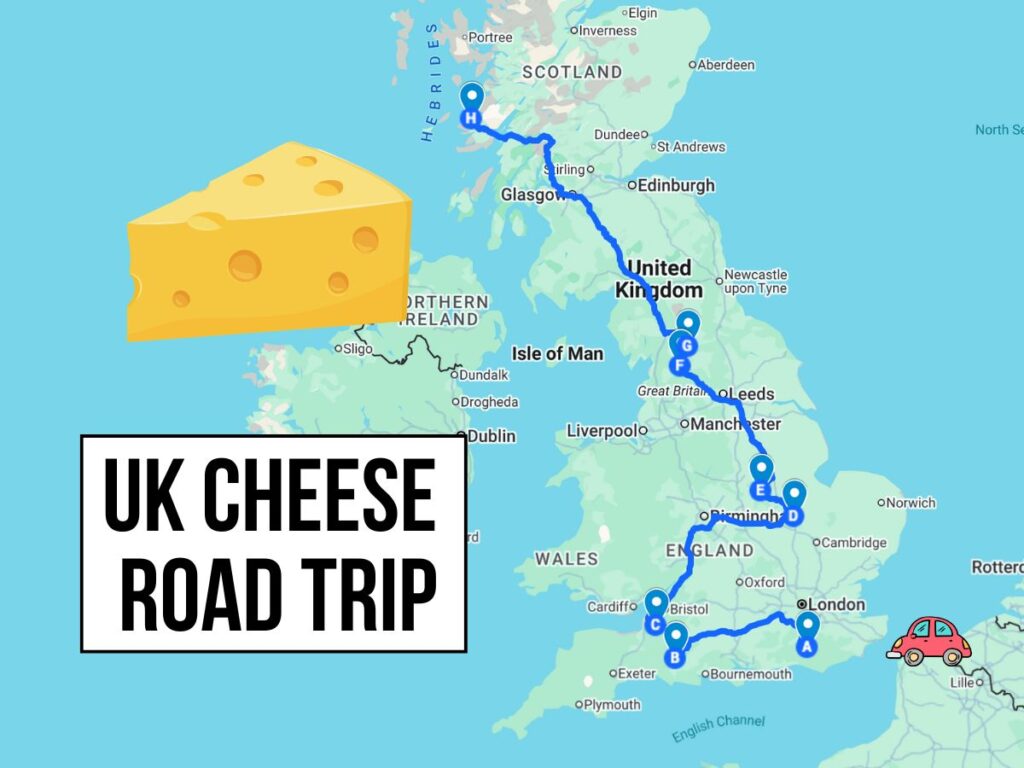 uk cheese road trip