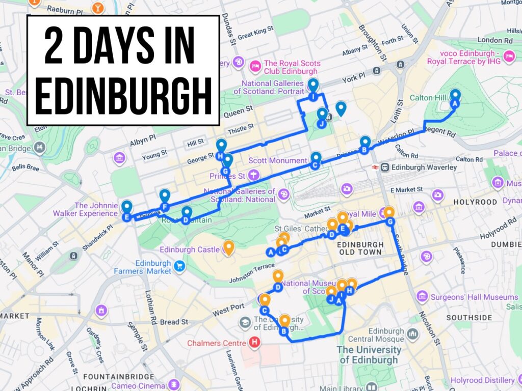 2 days in edinburgh