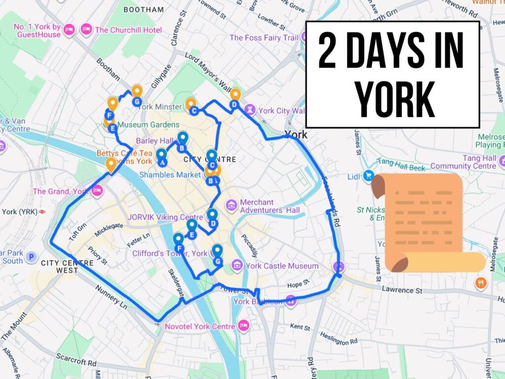 2 days in york