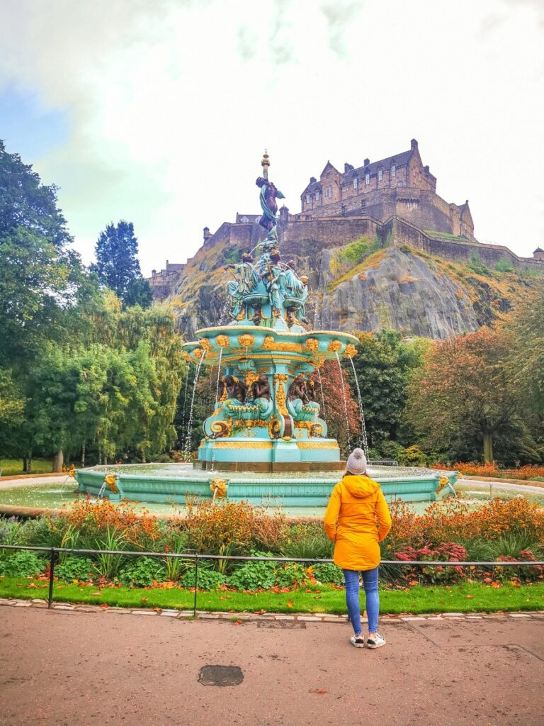 ross fountain in edinburgh