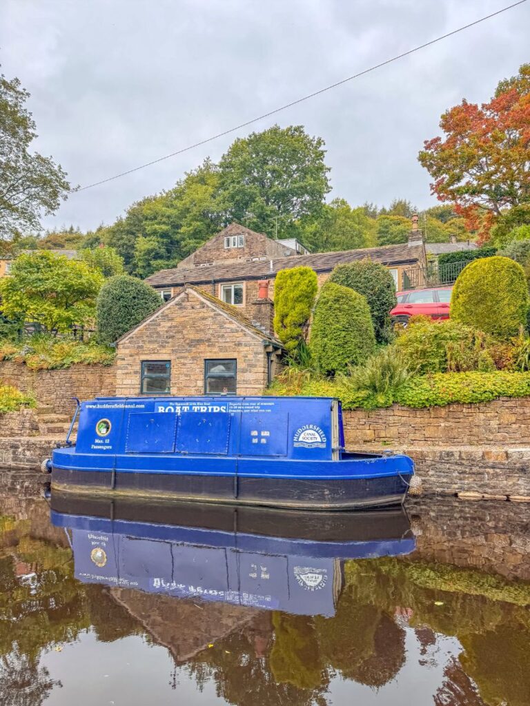 uppermill canal narrowboat