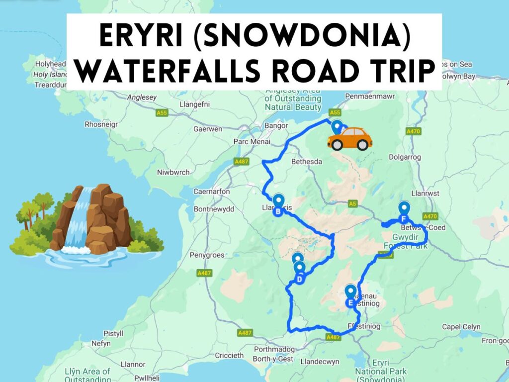 Eryri (Snowdonia) Waterfalls Road Trip
