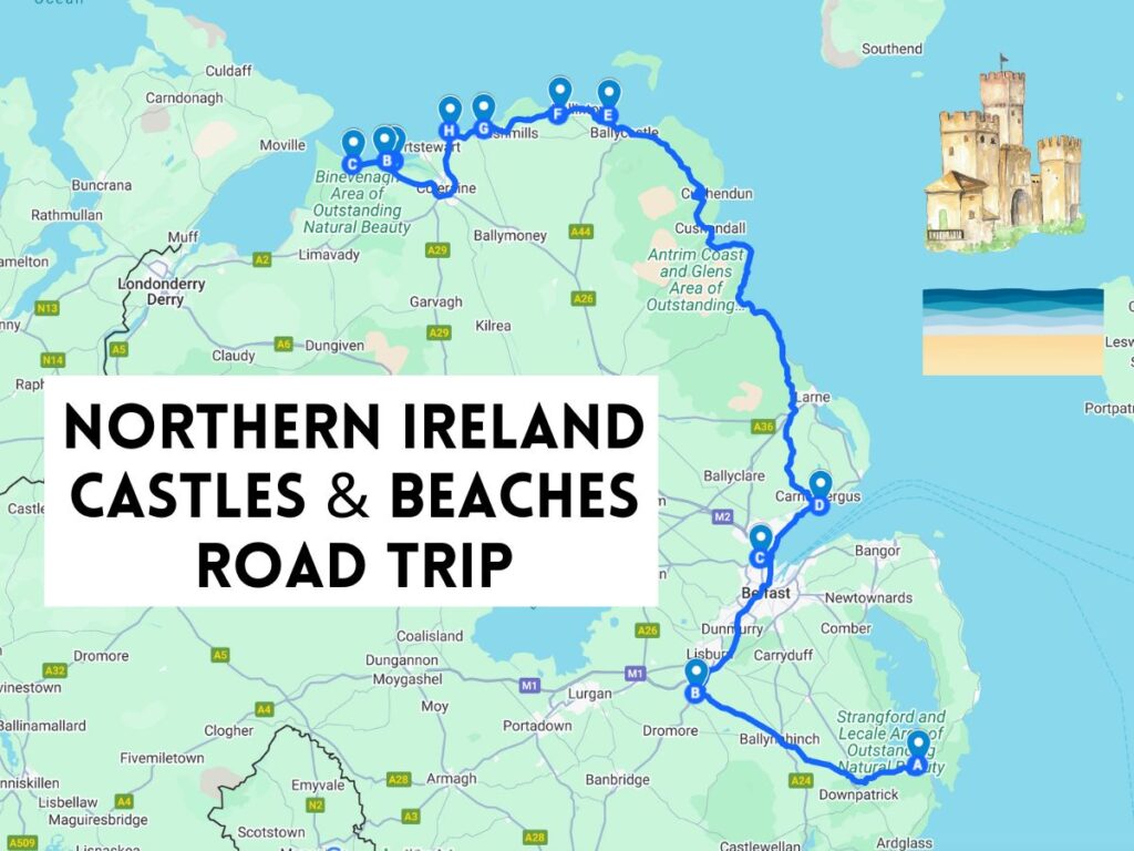 Northern Ireland Castles & Beaches Road Trip