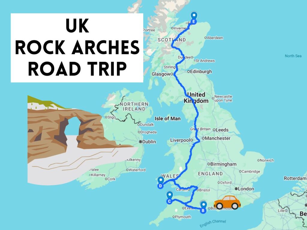 UK Rock arches road trip