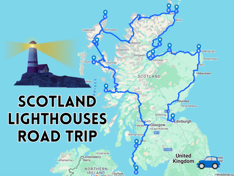 Scotland lighthouses road trip
