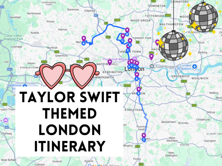 taylor swift themed london itinerary