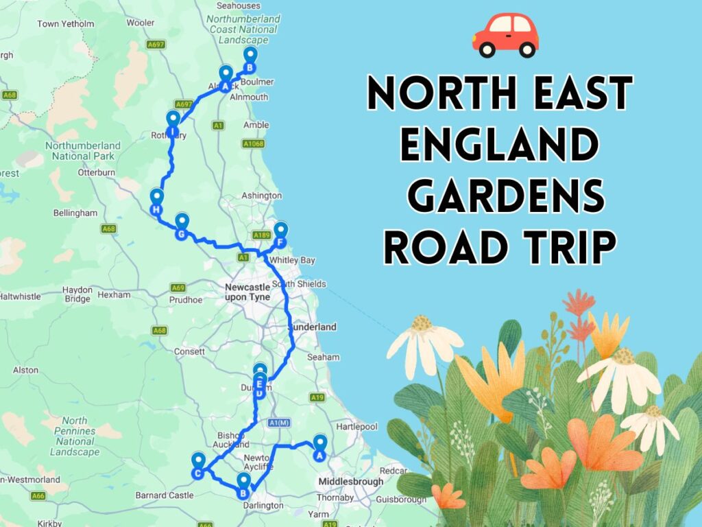 north east england gardens road trip